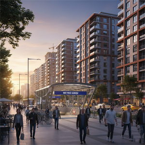 kestel metroya yakın evler 